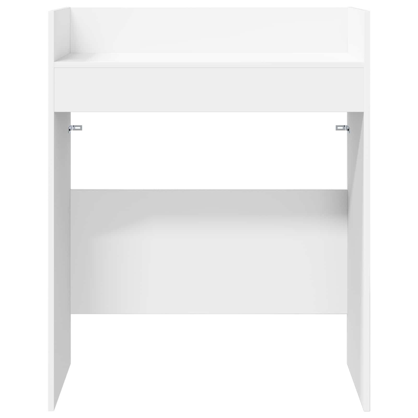DJ Tafel Wit 82 x 45 x 102 cm Bewerkt hout