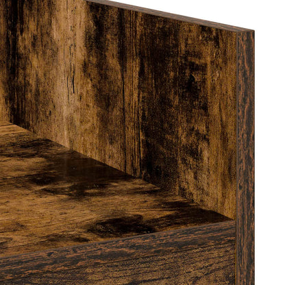 DJ Tafel Gerookt eiken 82 x 45 x 102 cm Bewerkt hout