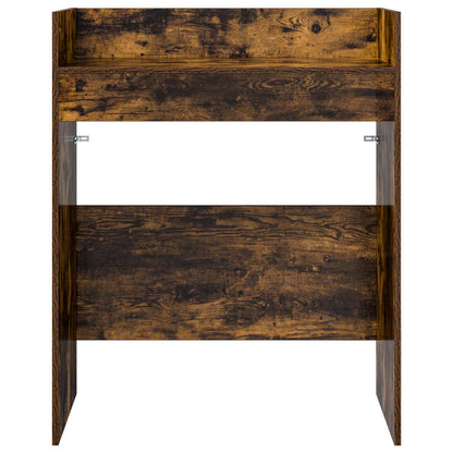 DJ Tafel Gerookt eiken 82 x 45 x 102 cm Bewerkt hout