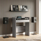 DJ Tafel Grijs Sonoma 82 x 45 x 102 cm Bewerkt hout