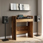 DJ tafel 82x45x102 cm oud hout bewerkt hout