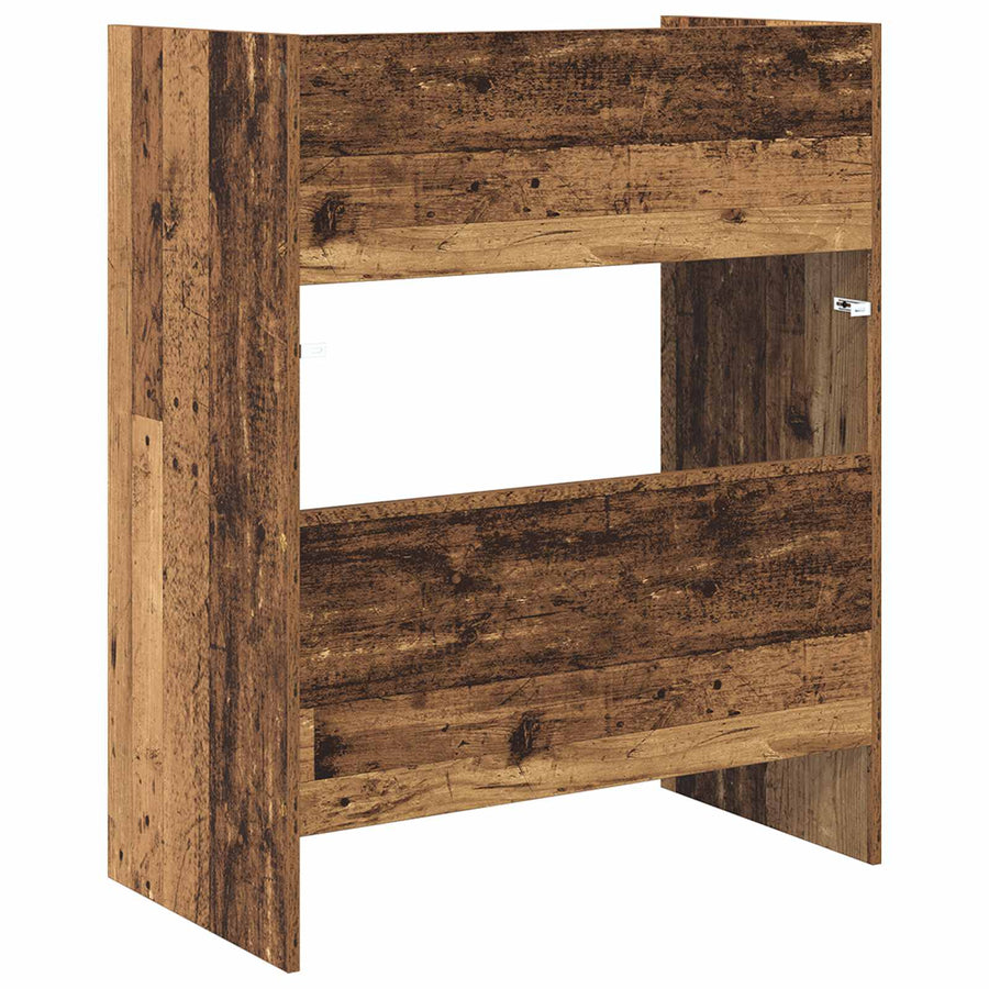 DJ Tafel Oud hout 82 x 45 x 102 cm Bewerkt hout