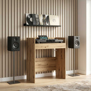 DJ tafel 82x45x102 cm bewerkt hout