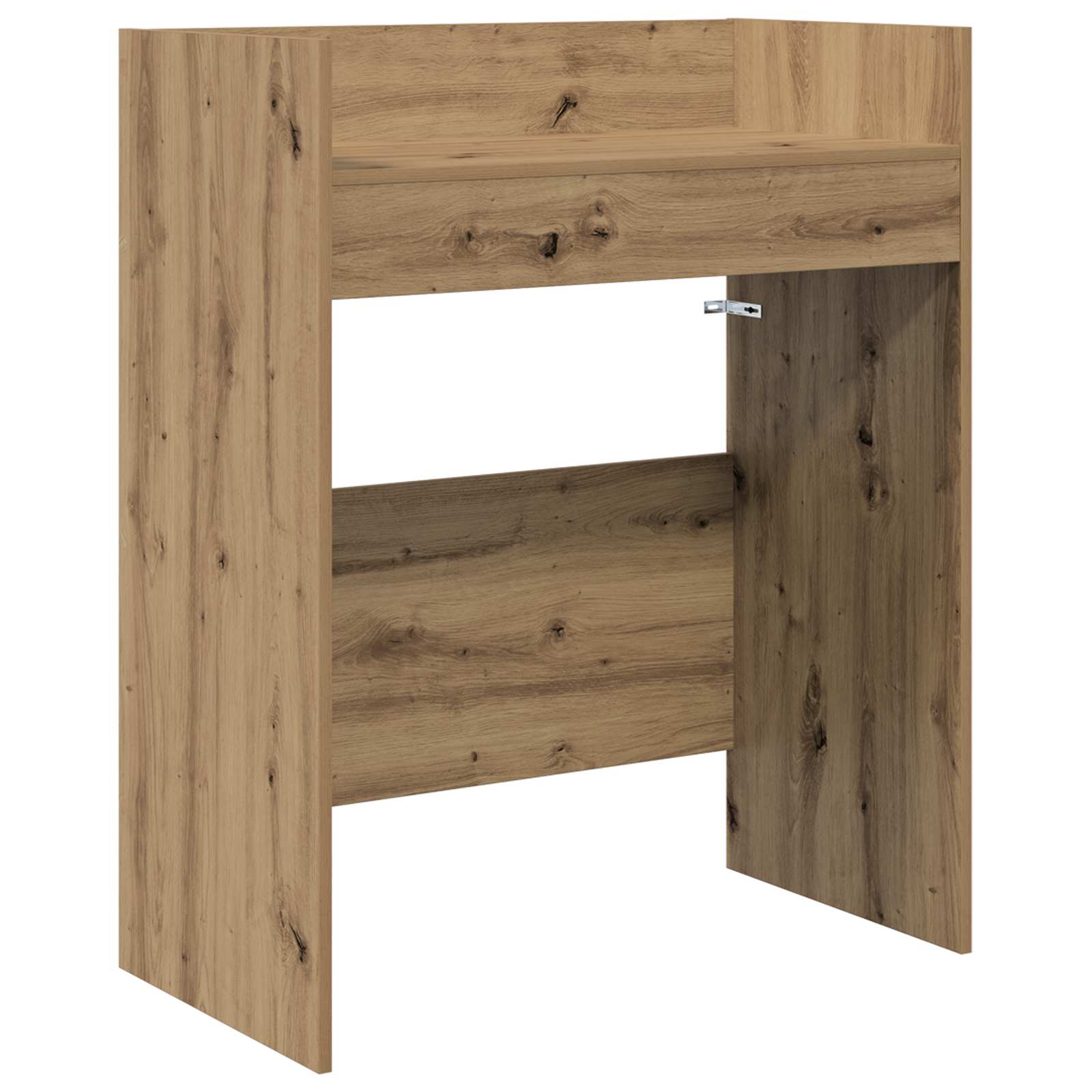 DJ Tafel Artisanaal eiken 82 x 45 x 102 cm Bewerkt hout
