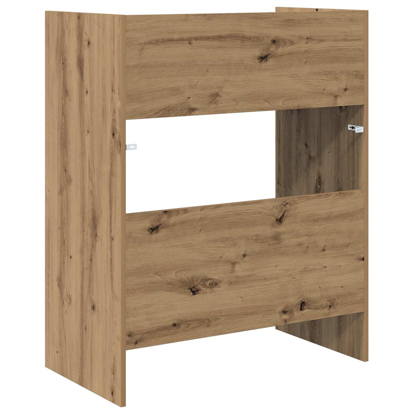 DJ Tafel Artisanaal eiken 82 x 45 x 102 cm Bewerkt hout