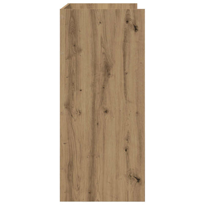 DJ Tafel Artisanaal eiken 82 x 45 x 102 cm Bewerkt hout