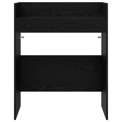 DJ Tafel Zwart eiken 62 x 45 x 102 cm Bewerkt hout