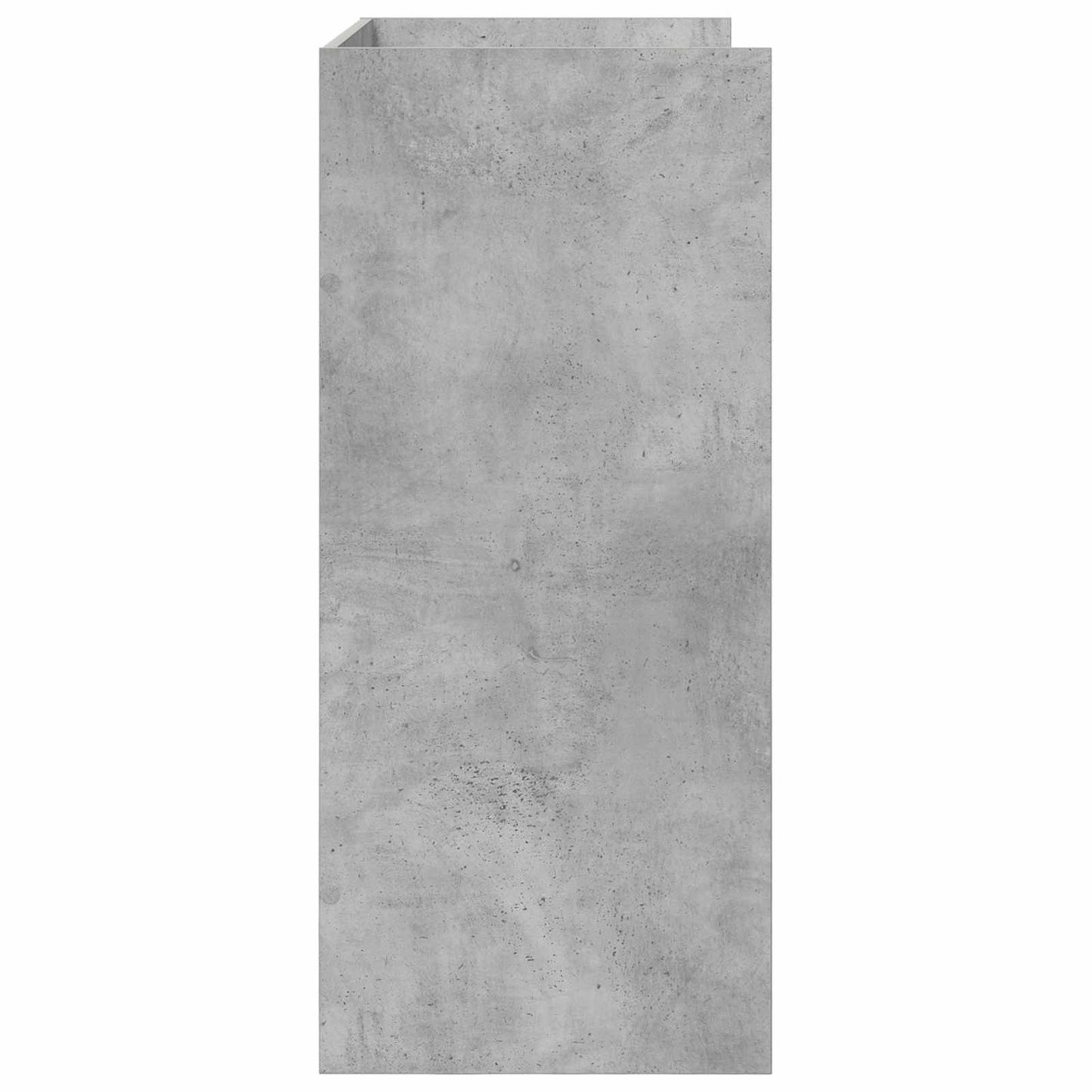 DJ Tafel Betongrijs 62 x 45 x 102 cm Bewerkt hout