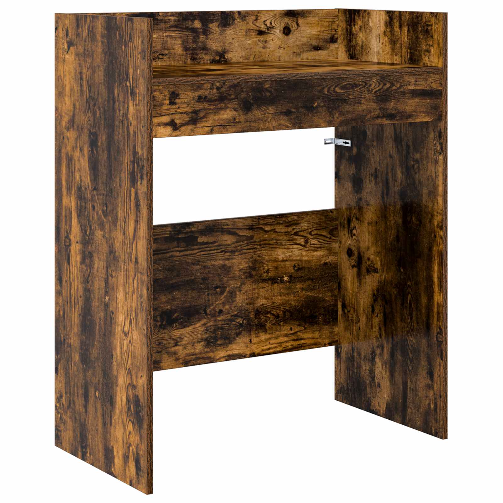 DJ Tafel Gerookt eiken 62 x 45 x 102 cm Bewerkt hout