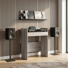 DJ Tafel Grijs Sonoma 62 x 45 x 102 cm Bewerkt hout