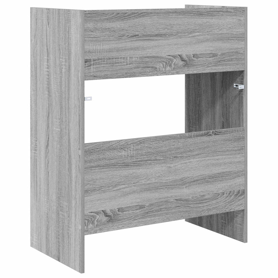 DJ Tafel Grijs Sonoma 62 x 45 x 102 cm Bewerkt hout
