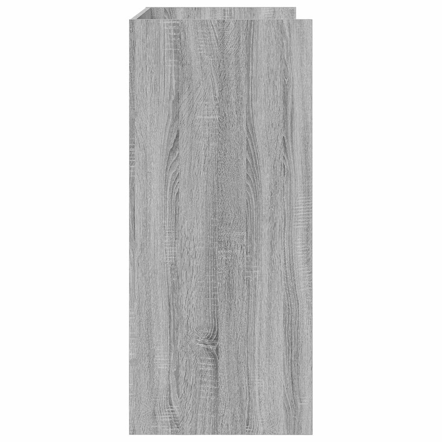 DJ Tafel Grijs Sonoma 62 x 45 x 102 cm Bewerkt hout