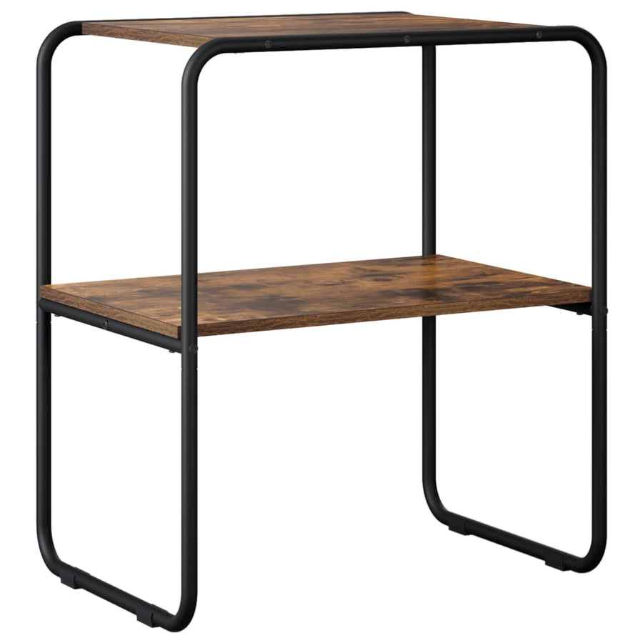 Wandtafel Gerookt eiken 60 x 42,5 x 70 cm Bewerkt hout