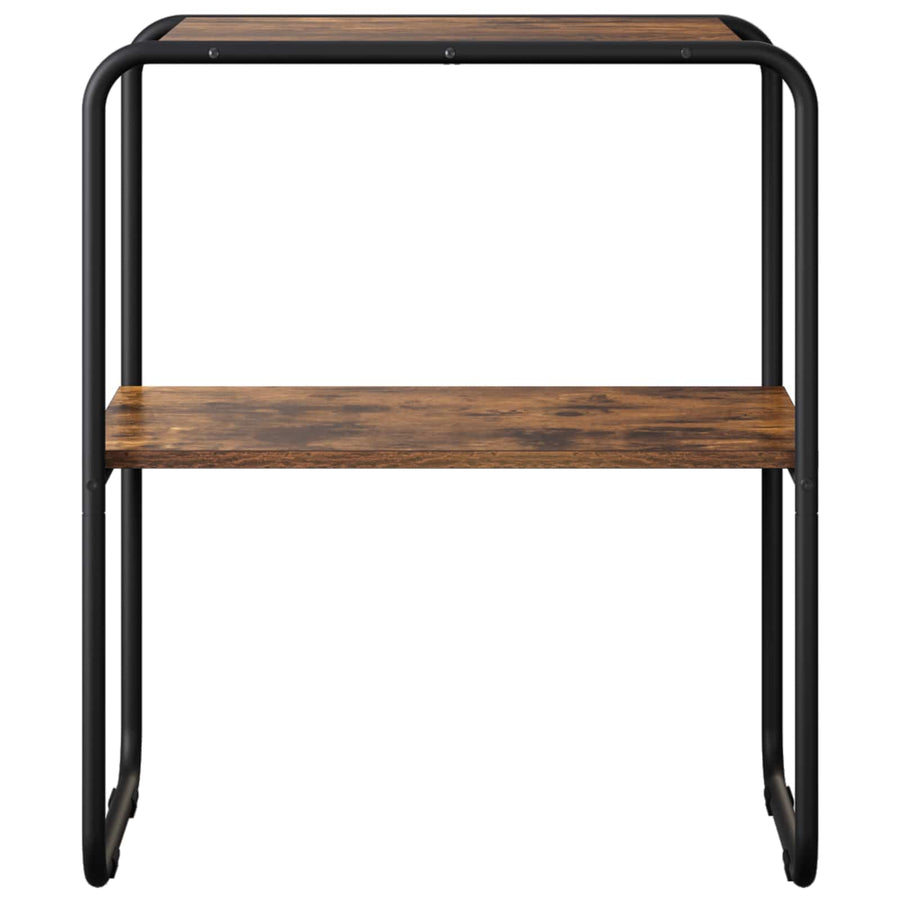 Wandtafel Gerookt eiken 60 x 42,5 x 70 cm Bewerkt hout