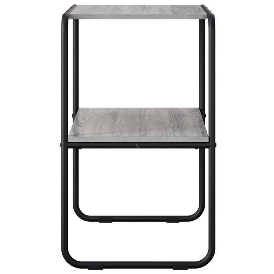 Wandtafel Grijs Sonoma 60 x 42,5 x 70 cm Bewerkt hout