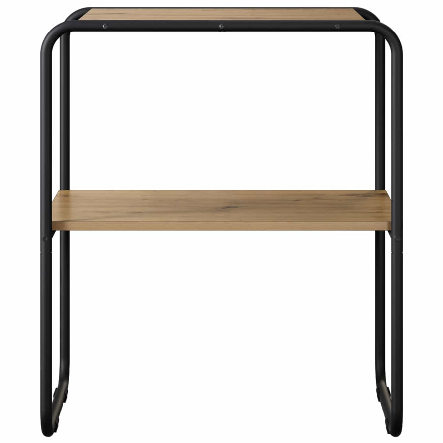Wandtafel Artisanaal eiken 60 x 42,5 x 70 cm Bewerkt hout