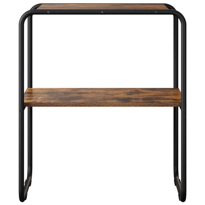 Wandtafel Gerookt eiken 80 x 42,5 x 70 cm Bewerkt hout