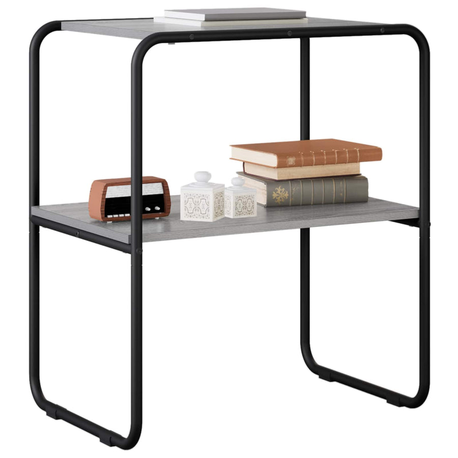 Wandtafel Grijs Sonoma 80 x 42,5 x 70 cm Bewerkt hout