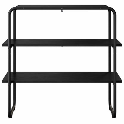 Consoletafel Zwart eiken 60 x 41 x 75 cm Bewerkt hout
