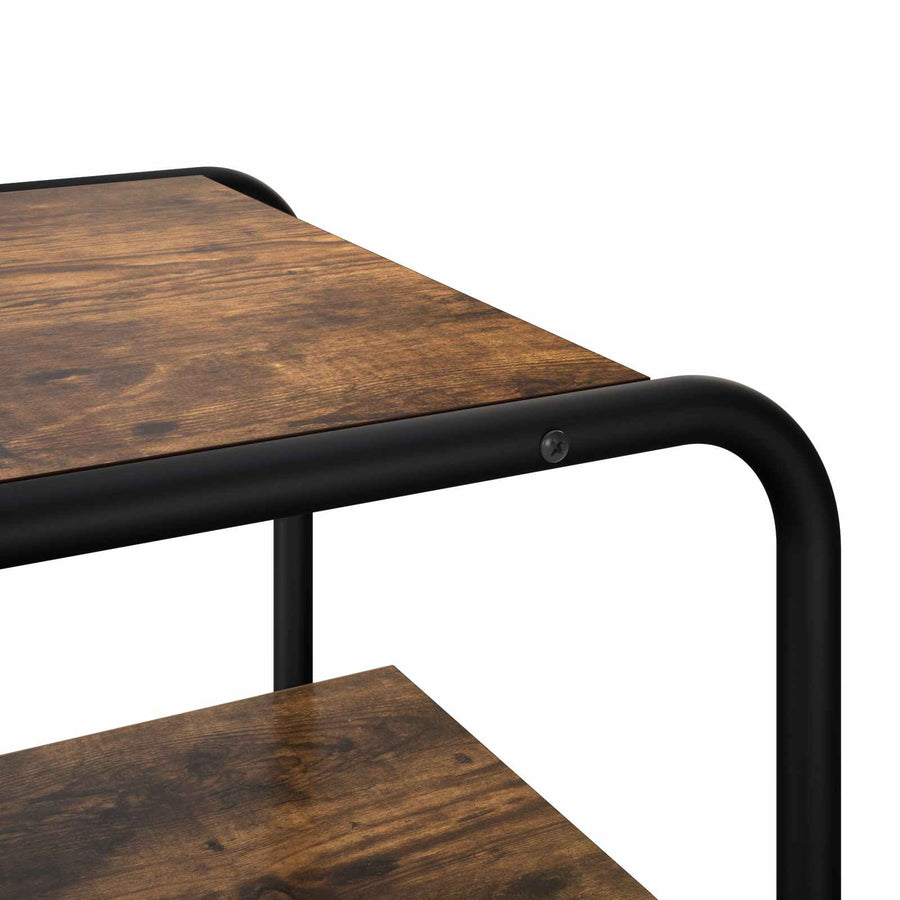 Consoletafel Gerookt eiken 60 x 41 x 75 cm Bewerkt hout