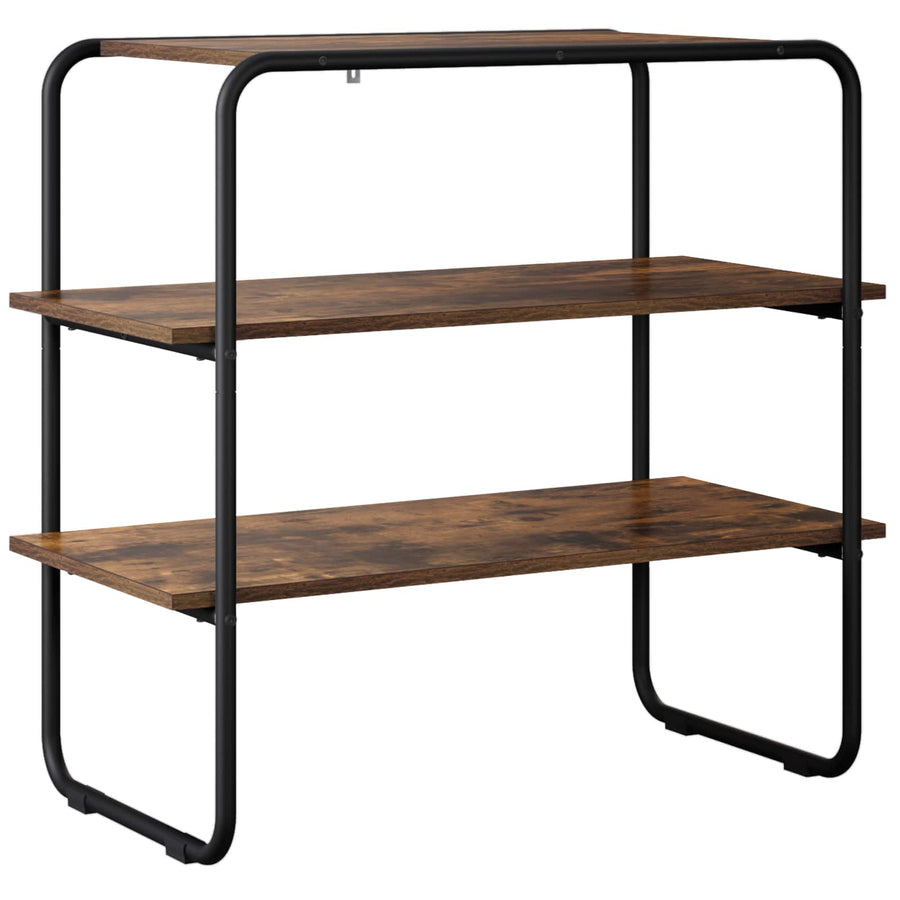 Consoletafel Gerookt eiken 60 x 41 x 75 cm Bewerkt hout