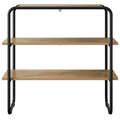 Consoletafel Artisanaal eiken 60 x 41 x 75 cm Bewerkt hout