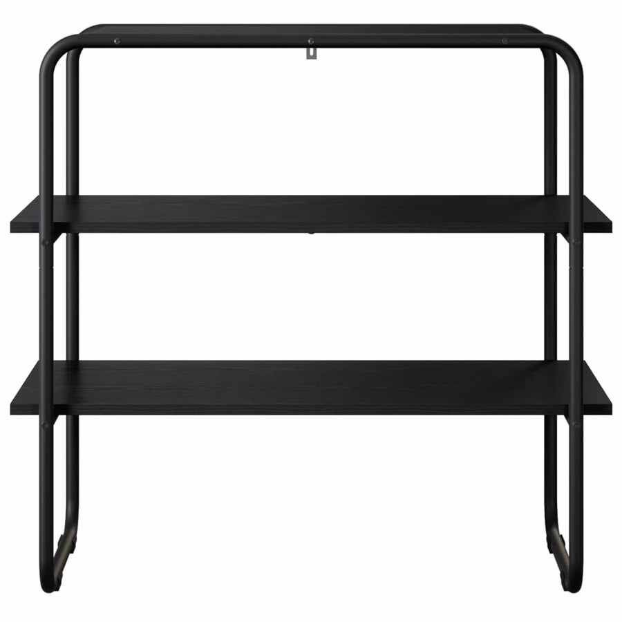Consoletafel Zwart eiken 100 x 41 x 75 cm Bewerkt hout