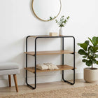 Consoletafel eiken 100x41x75 cm