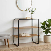 Consoletafel eiken 100x41x75 cm