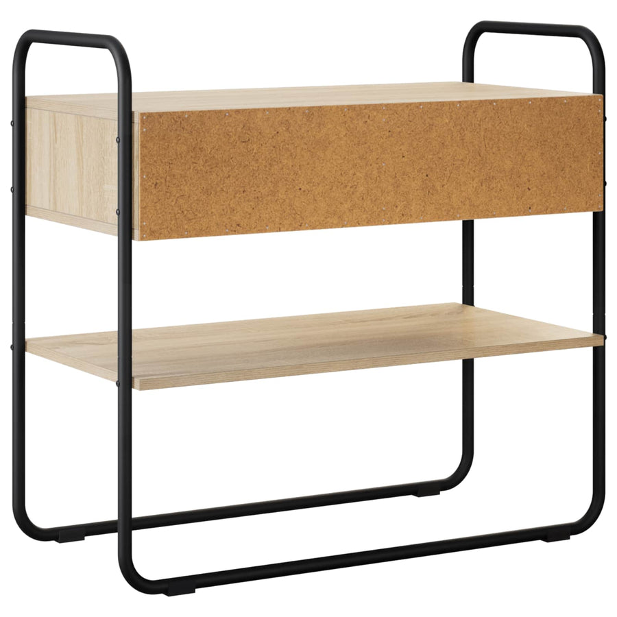 Consoletafel Sonoma Eiken 80 x 40 x 75 cm Bewerkt hout
