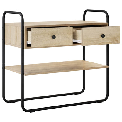 Consoletafel Sonoma Eiken 100 x 40 x 75 cm Bewerkt hout
