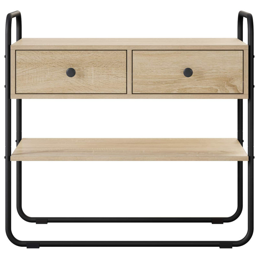 Consoletafel Sonoma Eiken 100 x 40 x 75 cm Bewerkt hout
