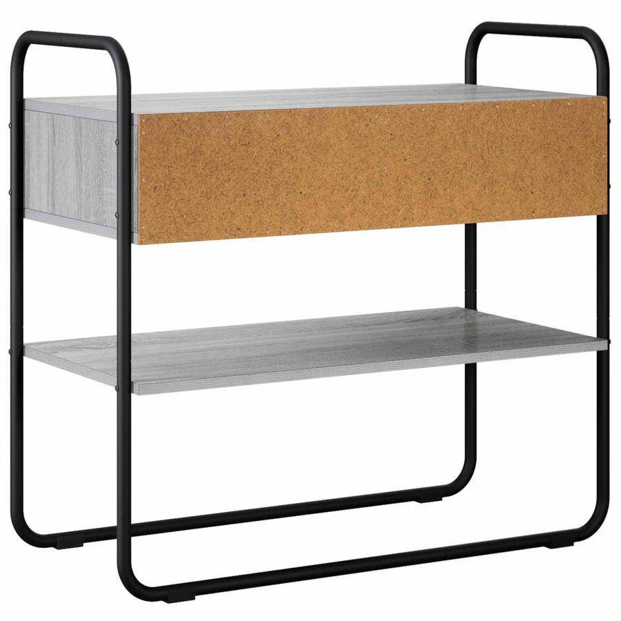 Consoletafel Grijs Sonoma 100 x 40 x 75 cm Bewerkt hout