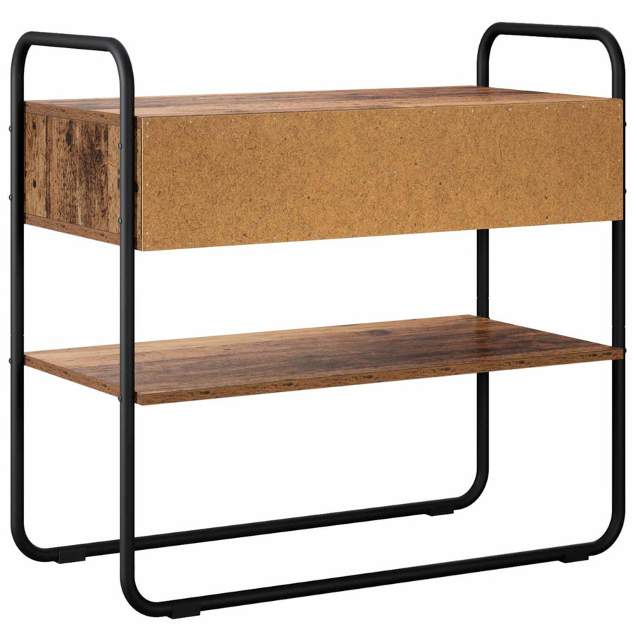 Consoletafel Oud hout 100 x 40 x 75 cm Bewerkt hout