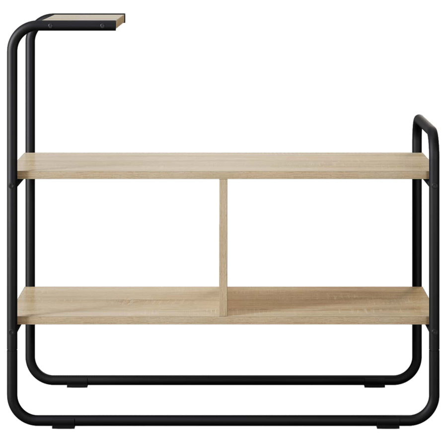 Consoletafel Sonoma Eiken 80 x 35 x 75 cm Bewerkt hout