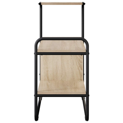 Consoletafel Sonoma Eiken 80 x 35 x 75 cm Bewerkt hout