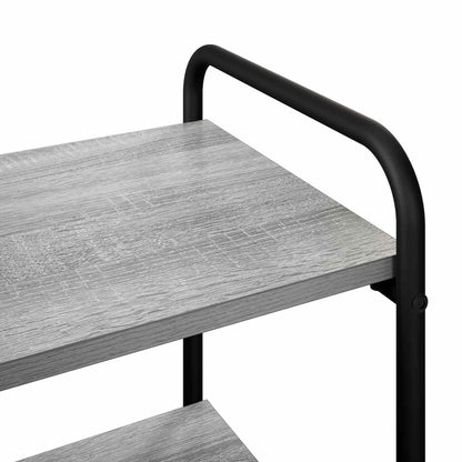 Consoletafel Grijs Sonoma 80 x 35 x 75 cm Bewerkt hout