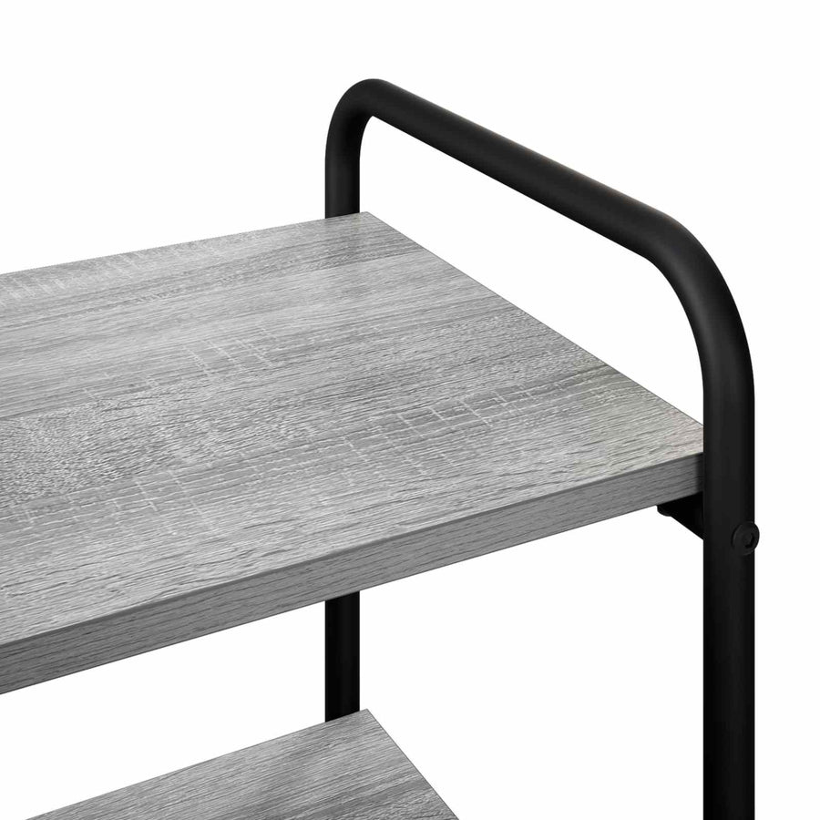 Consoletafel Grijs Sonoma 80 x 35 x 75 cm Bewerkt hout