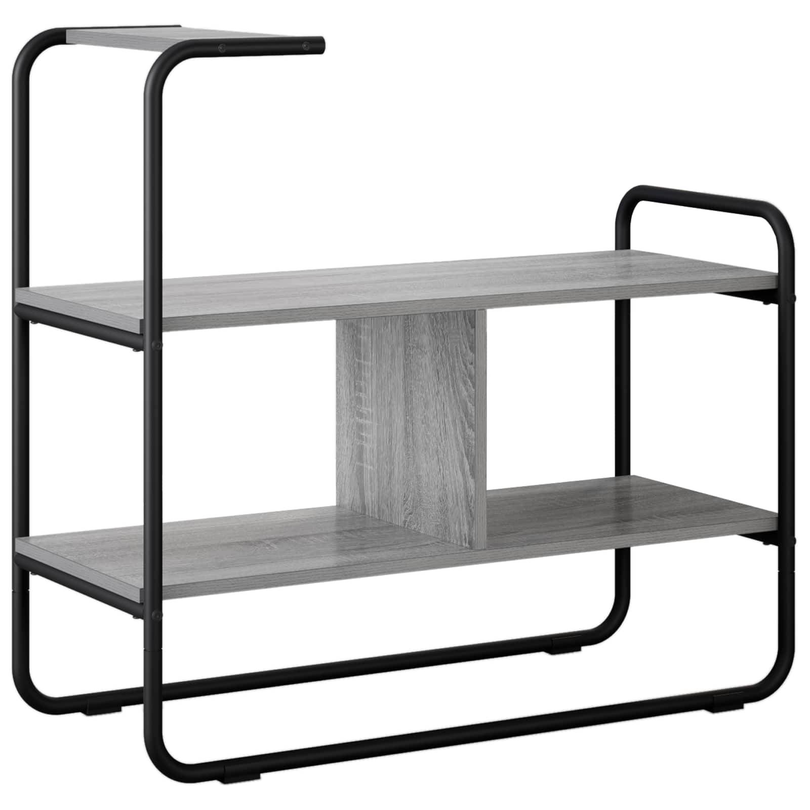 Consoletafel Grijs Sonoma 80 x 35 x 75 cm Bewerkt hout