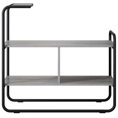 Consoletafel Grijs Sonoma 80 x 35 x 75 cm Bewerkt hout