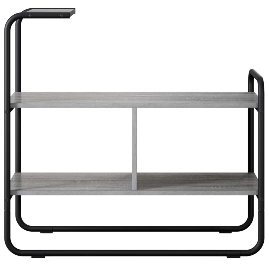 Consoletafel Grijs Sonoma 80 x 35 x 75 cm Bewerkt hout