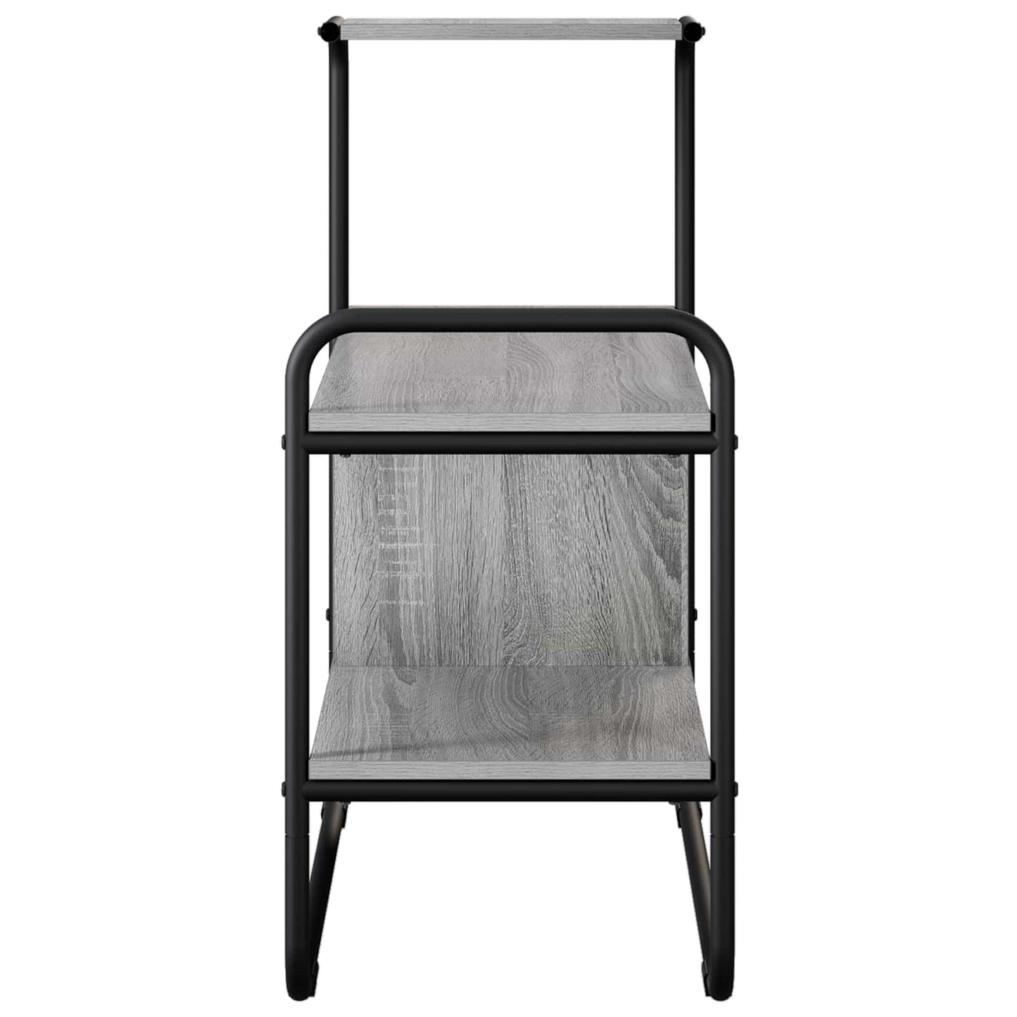 Consoletafel Grijs Sonoma 80 x 35 x 75 cm Bewerkt hout