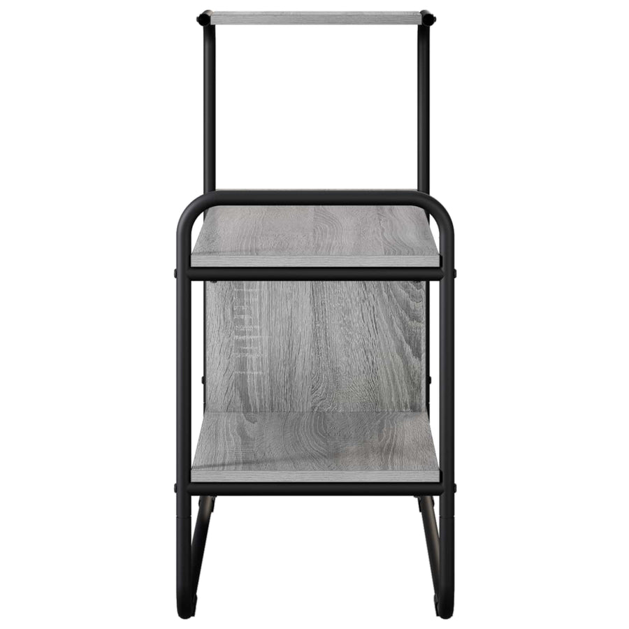Consoletafel Grijs Sonoma 80 x 35 x 75 cm Bewerkt hout