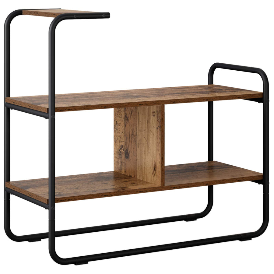 Consoletafel Oud hout 80 x 35 x 75 cm Bewerkt hout