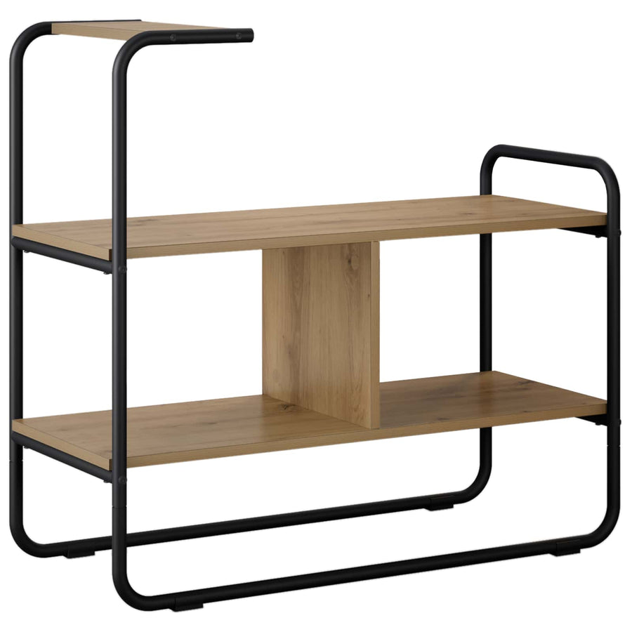 Consoletafel Artisanaal eiken 80 x 35 x 75 cm Bewerkt hout