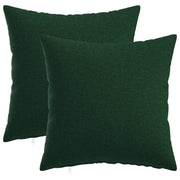 Kussensloop 30 x 30 cm donkergroen polyester