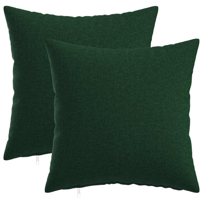 Kussensloop 2 st HEERLEN Donkergroen 30 x 30 cm Stof