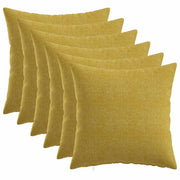 Kussensloop 30x30 cm lichtgroen 6 stuks polyester