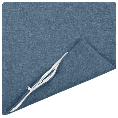 Kussensloop 6 st HEERLEN Jeans Blauw 30 x 30 cm Stof
