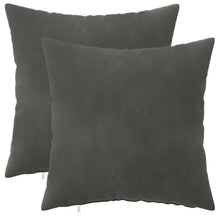 Kussensloop 2 pcs HEERLEN Donkergrijs 30 x 30 cm Fluweel